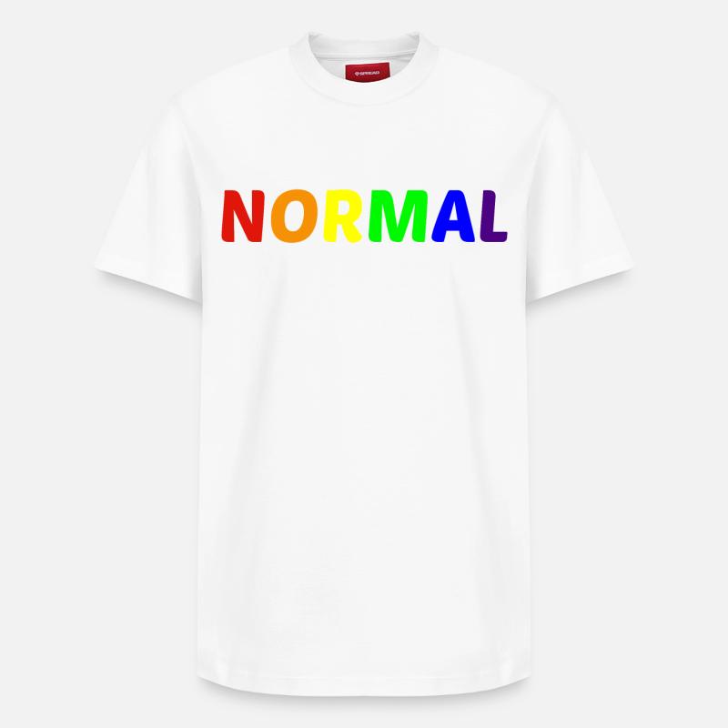 NORMAL - T-shirt unisexe décontracté en coton Supima – de SPREAD - blanc