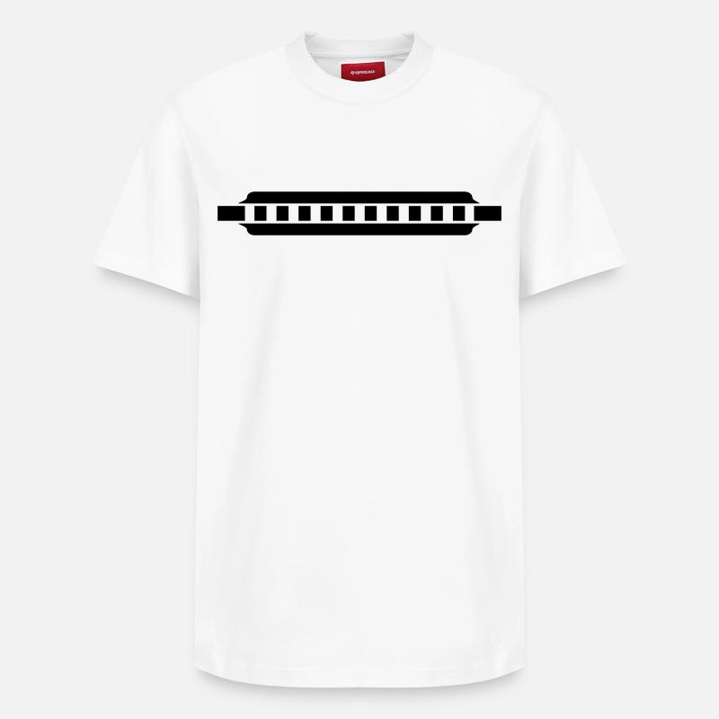 Bluesharp - Relaxed Unisex Supima Cotton T-Shirt – von SPREAD - Weiß