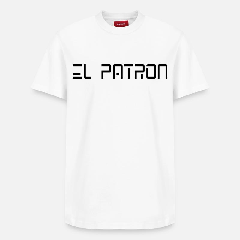 El Patron – Le look du chef - T-shirt unisexe décontracté en coton Supima – de SPREAD - blanc