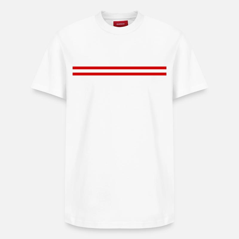 Autriche Sports - T-shirt unisexe décontracté en coton Supima – de SPREAD - blanc