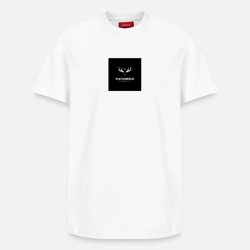 Platzhirsch Ruhrgebiet Design - T-shirt unisexe décontracté en coton Supima – de SPREAD - blanc