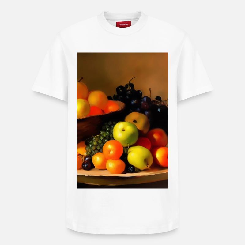 Früchte - Relaxed Unisex Supima Cotton T-Shirt – von SPREAD - Weiß