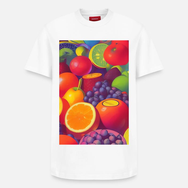 Fruit - T-shirt unisexe décontracté en coton Supima – de SPREAD - blanc