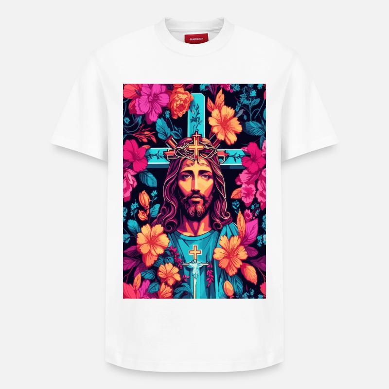 Mon Dieu - T-shirt unisexe décontracté en coton Supima – de SPREAD - blanc