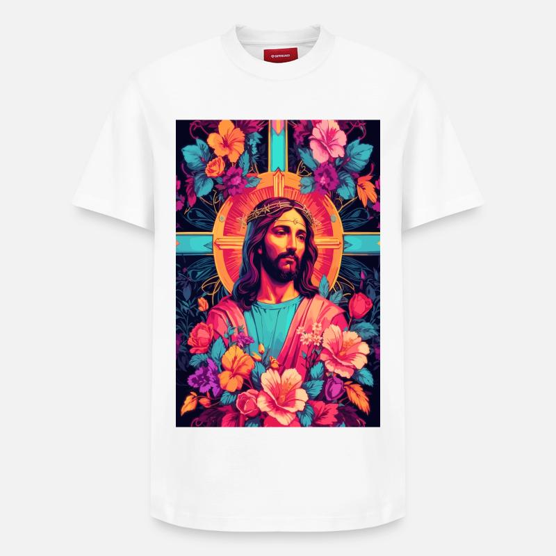 Mon Dieu - T-shirt unisexe décontracté en coton Supima – de SPREAD - blanc