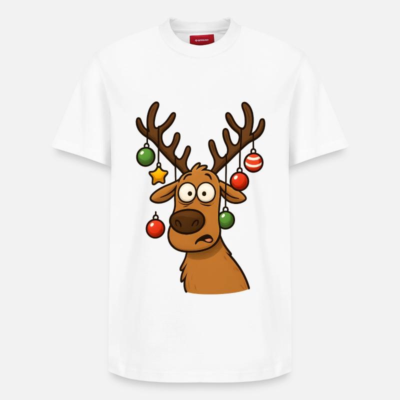 Renne - T-shirt unisexe décontracté en coton Supima – de SPREAD - blanc