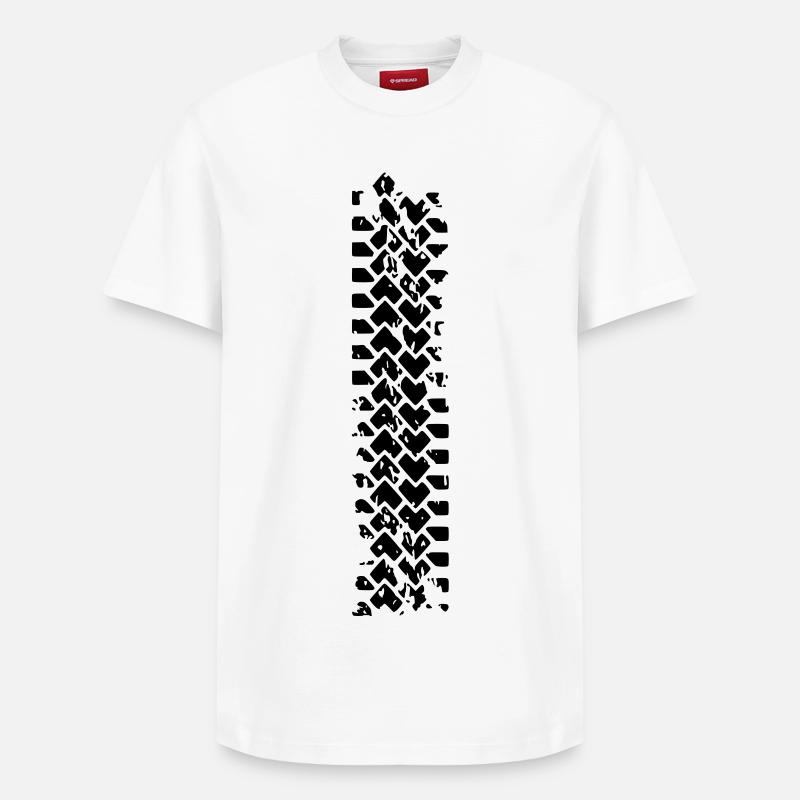 Burn to be wild 1 - T-shirt unisexe décontracté en coton Supima – de SPREAD - blanc