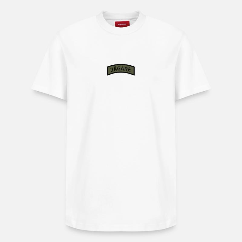 Jägarbåge k3 - T-shirt unisexe décontracté en coton Supima – de SPREAD - blanc