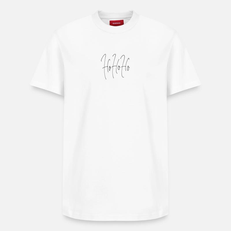 HoHoHo - T-shirt unisexe décontracté en coton Supima – de SPREAD - blanc