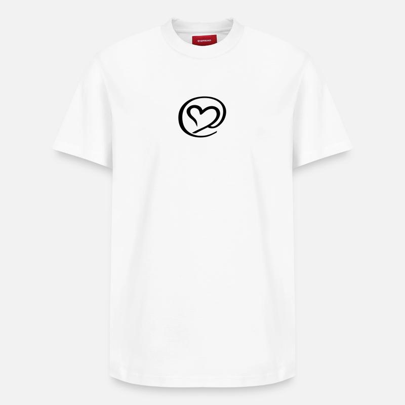 @ Symbole - T-shirt unisexe décontracté en coton Supima – de SPREAD - blanc