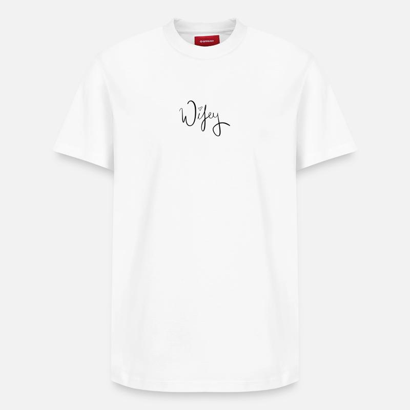 Bourgeoise - T-shirt unisexe décontracté en coton Supima – de SPREAD - blanc