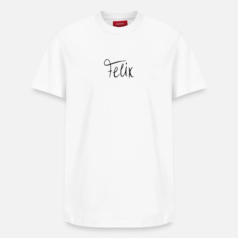 Felix - T-shirt unisexe décontracté en coton Supima – de SPREAD - blanc