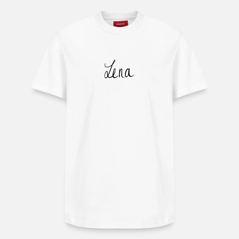 Lena - T-shirt unisexe décontracté en coton Supima – de SPREAD - blanc