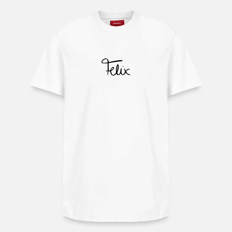 Felix - T-shirt unisexe décontracté en coton Supima – de SPREAD - blanc