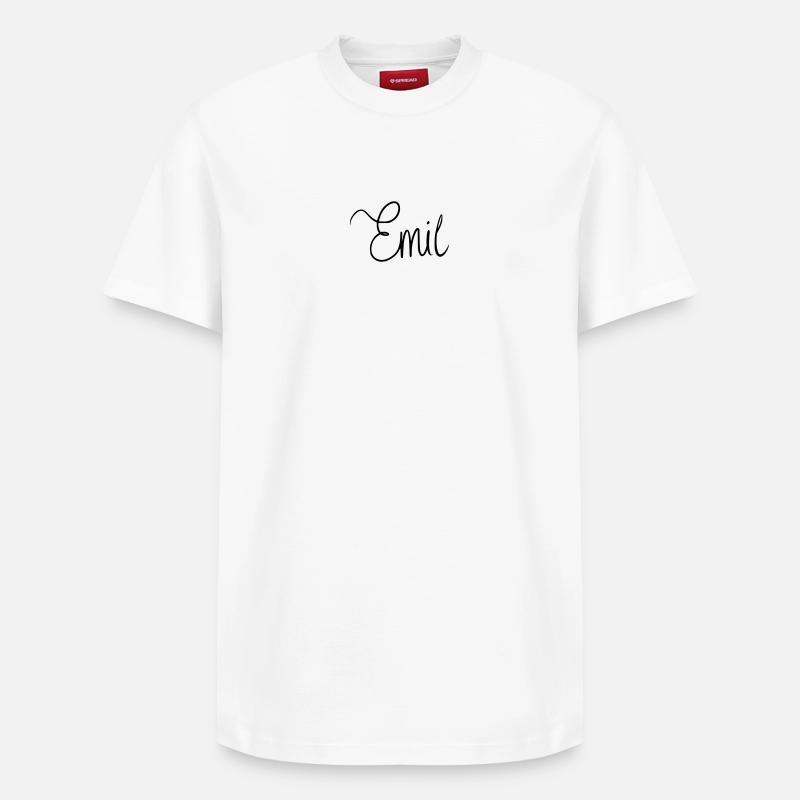 Emil - T-shirt unisexe décontracté en coton Supima – de SPREAD - blanc