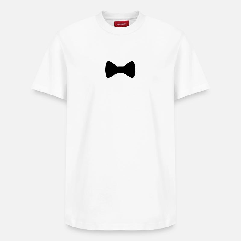 Fliege - Relaxed Unisex Supima Cotton T-Shirt – von SPREAD - Weiß