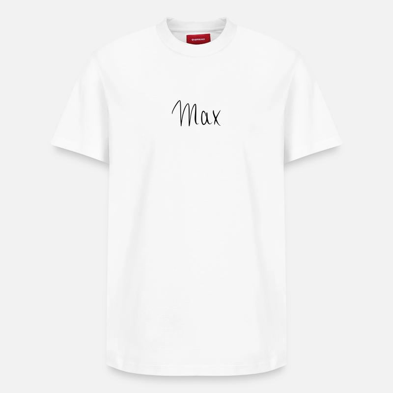 Max - Relaxed Unisex Supima Cotton T-Shirt – von SPREAD - Weiß