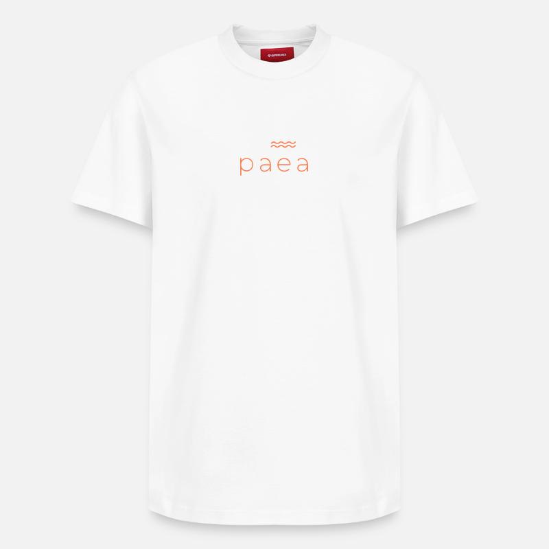 Design papara Abstrait Éclatant - T-shirt unisexe décontracté en coton Supima – de SPREAD - blanc