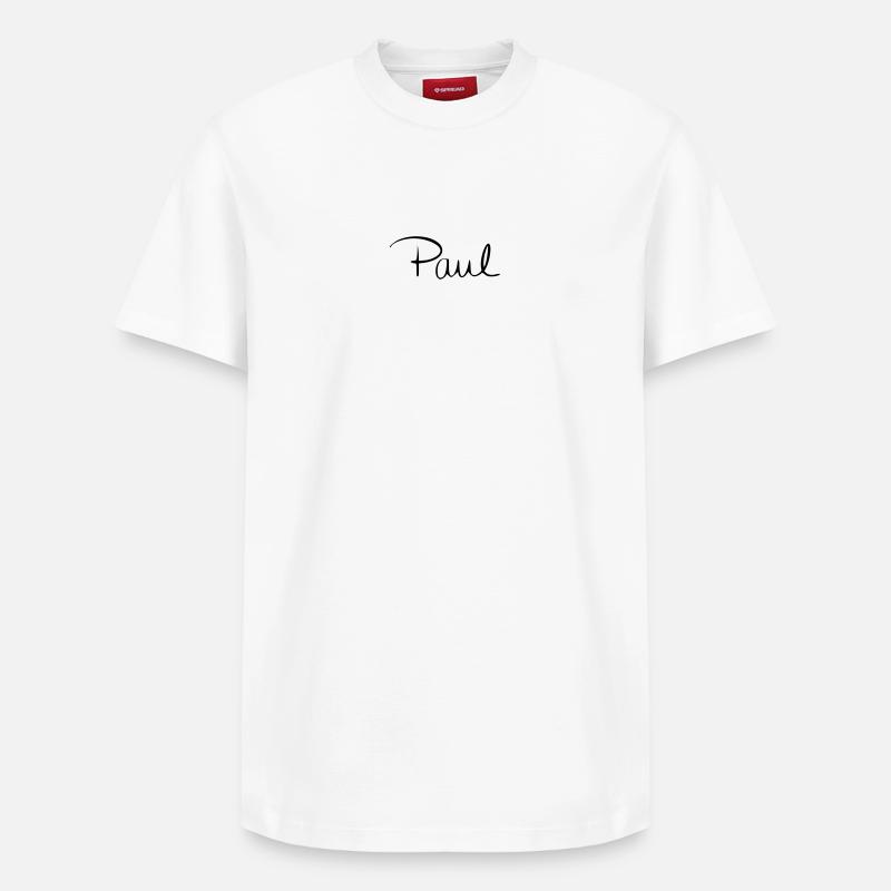Paul - T-shirt unisexe décontracté en coton Supima – de SPREAD - blanc