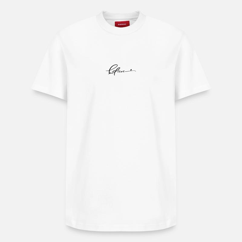Croire - T-shirt unisexe décontracté en coton Supima – de SPREAD - blanc