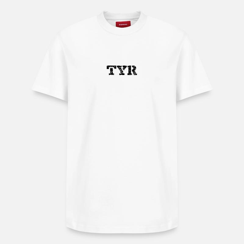 Tyr - Relaxed Unisex Supima Cotton T-Shirt – von SPREAD - Weiß