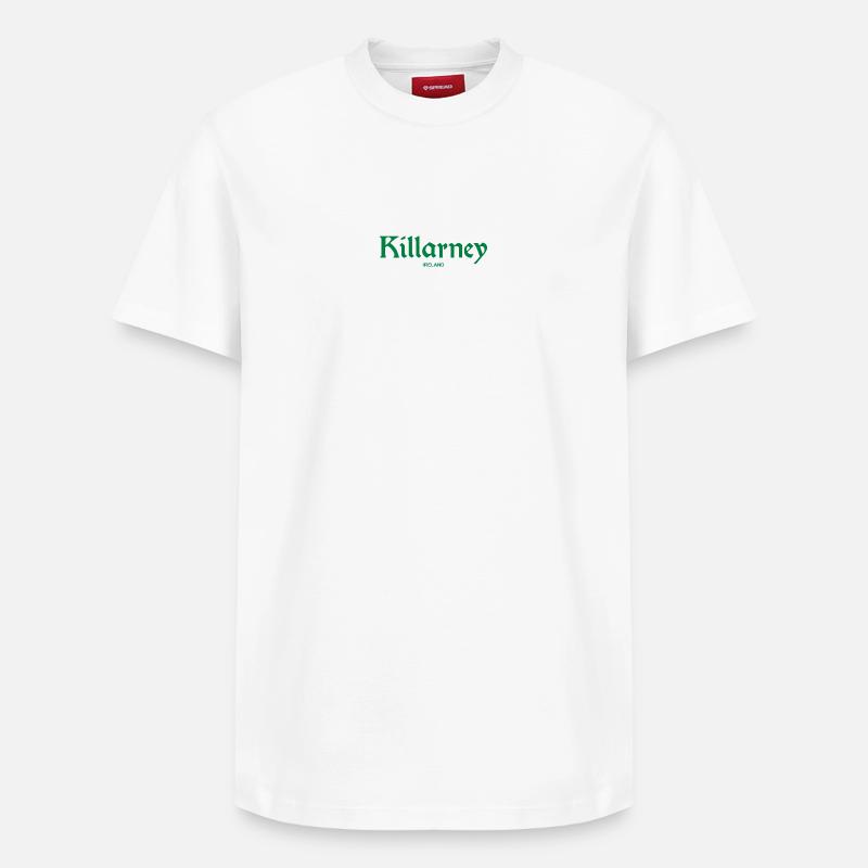KILLARNEY Irlande Irlande - T-shirt unisexe décontracté en coton Supima – de SPREAD - blanc