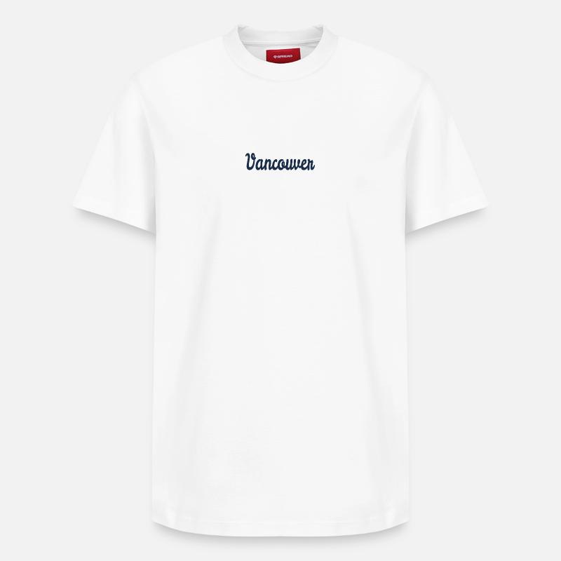 Vancouver - T-shirt unisexe décontracté en coton Supima – de SPREAD - blanc