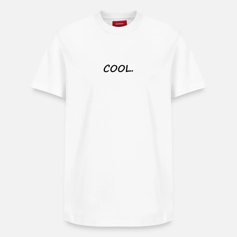 COOL - Relaxed Unisex Supima Cotton T-Shirt – von SPREAD - Weiß