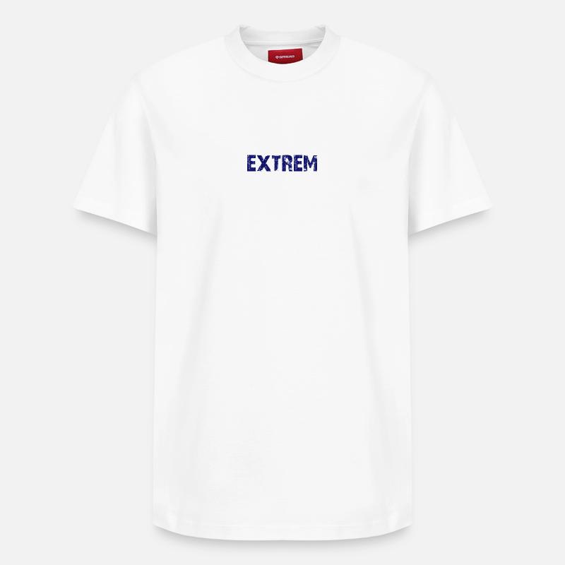 EXTRÊME - T-shirt unisexe décontracté en coton Supima – de SPREAD - blanc