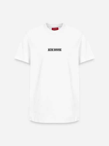 Acid House - Relaxed Unisex Supima Cotton T-Shirt – by SPREAD - white