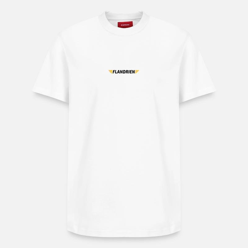 Flandrien - Relaxed Unisex Supima Cotton T-Shirt – von SPREAD - Weiß