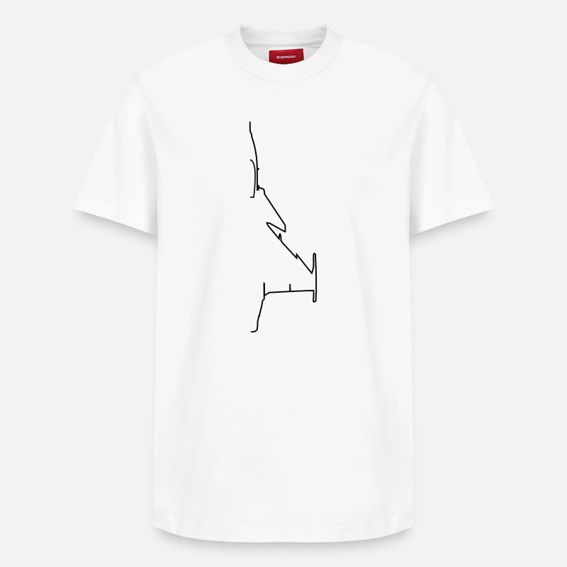 Plane - Relaxed Unisex Supima Cotton T-Shirt – by SPREAD - white