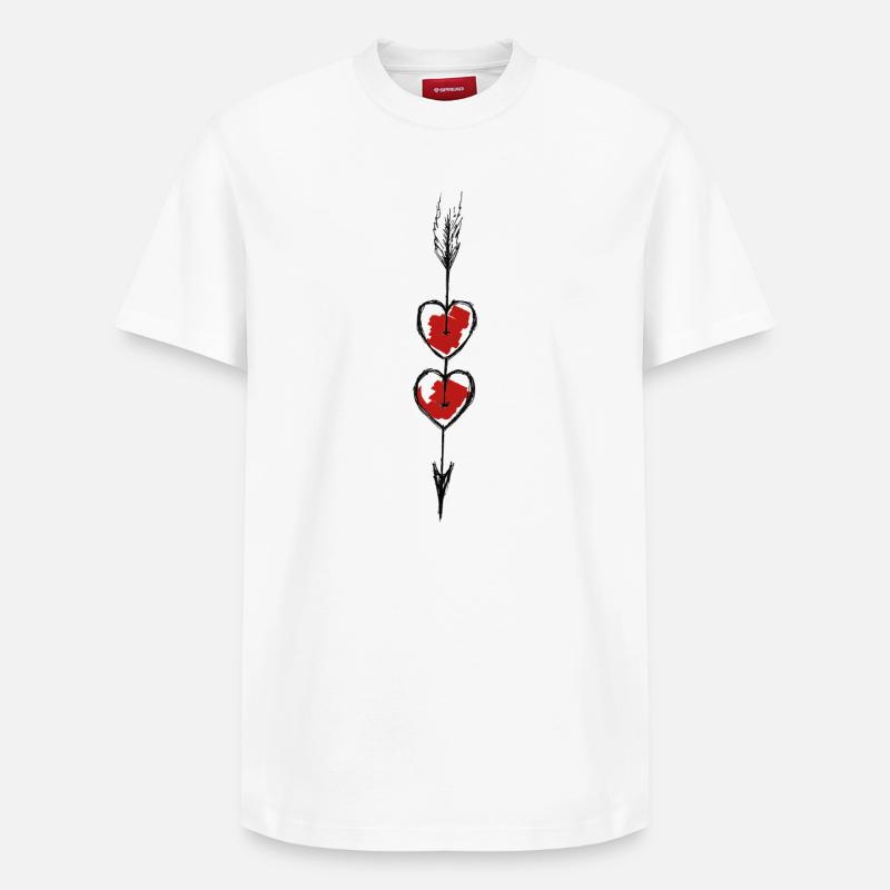 Tohether Forever - T-shirt unisexe décontracté en coton Supima – de SPREAD - blanc