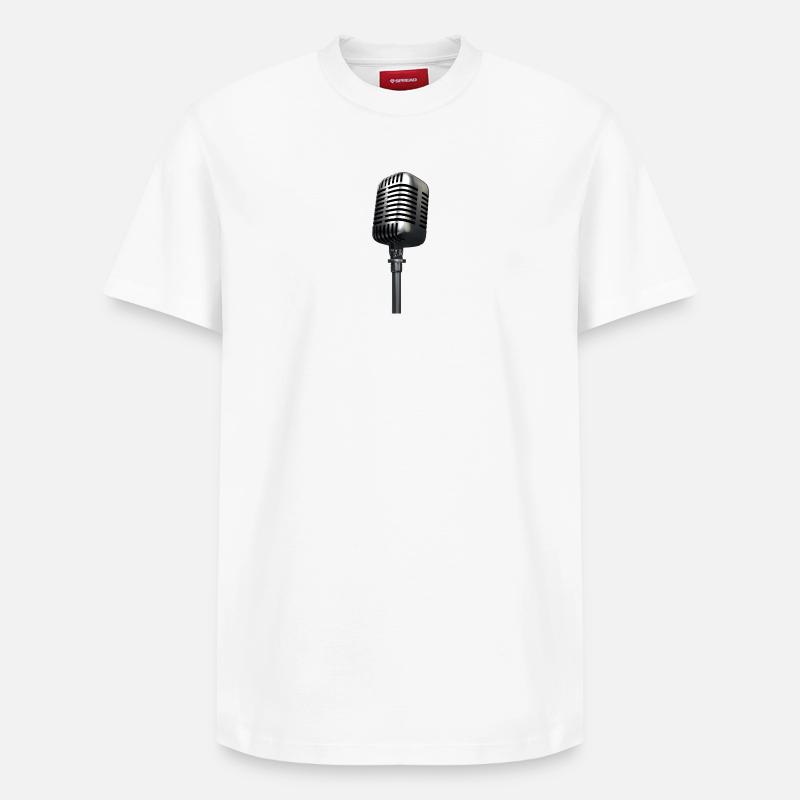 Mikro - Relaxed Unisex Supima Cotton T-Shirt – von SPREAD - Weiß