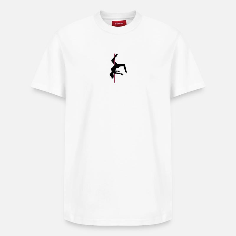 Poledance Scorpio - Relaxed Unisex Supima Cotton T-Shirt – von SPREAD - Weiß