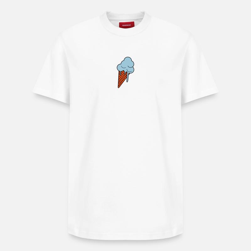Fonte des glaces - T-shirt unisexe décontracté en coton Supima – de SPREAD - blanc