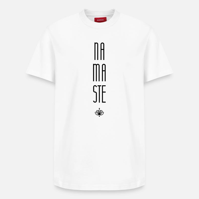 Namaste - T-shirt unisexe décontracté en coton Supima – de SPREAD - blanc