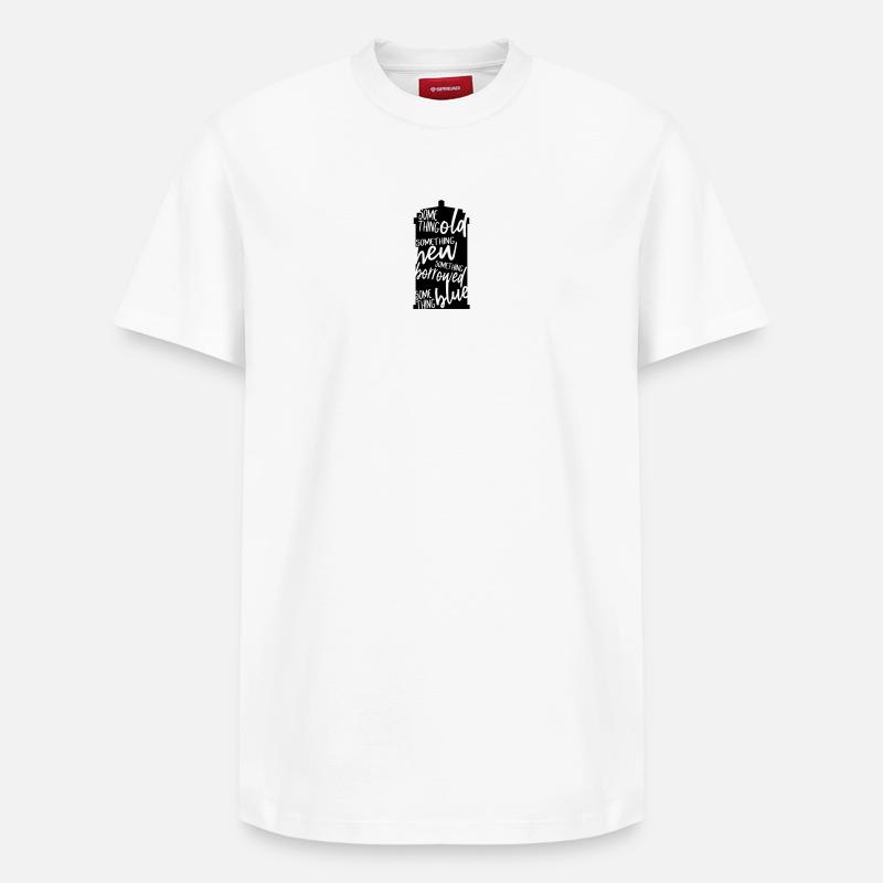 Quelque chose de vieux - T-shirt unisexe décontracté en coton Supima – de SPREAD - blanc