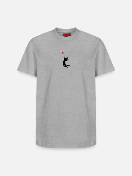 volleyball - T-shirt unisexe décontracté en coton Supima – de SPREAD - blanc