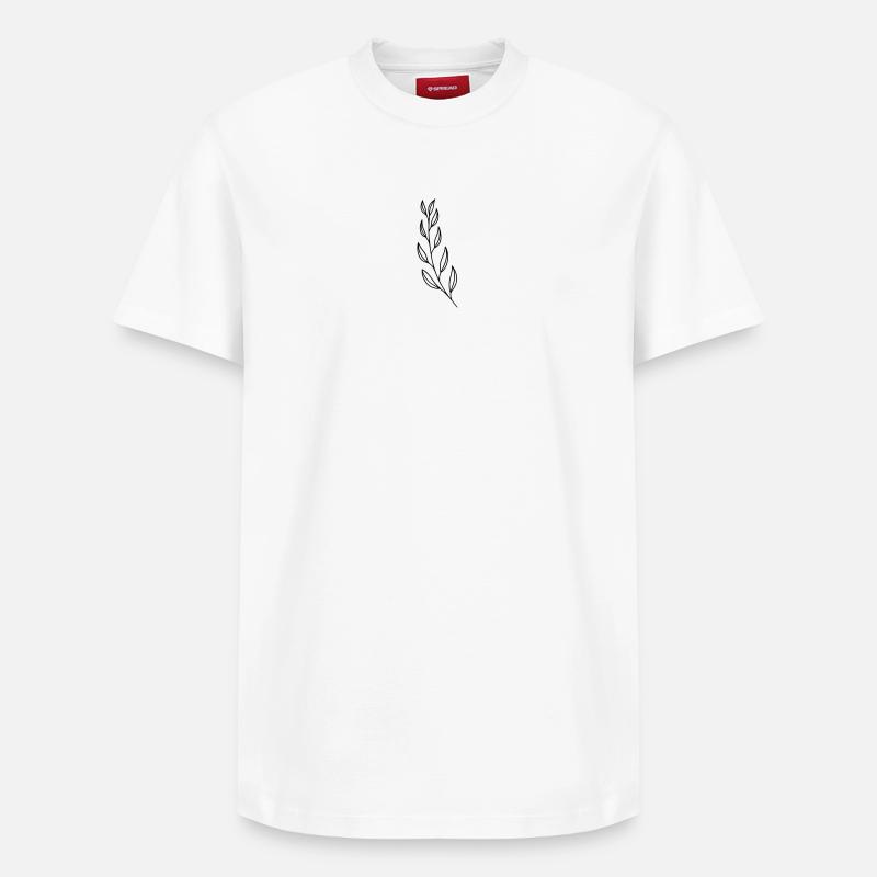 Branche - T-shirt unisexe décontracté en coton Supima – de SPREAD - blanc