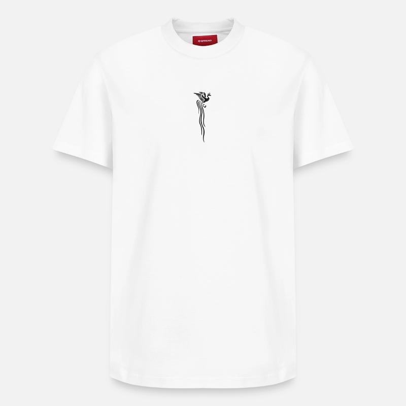 Oiseau Kyokushin - T-shirt unisexe décontracté en coton Supima – de SPREAD - blanc