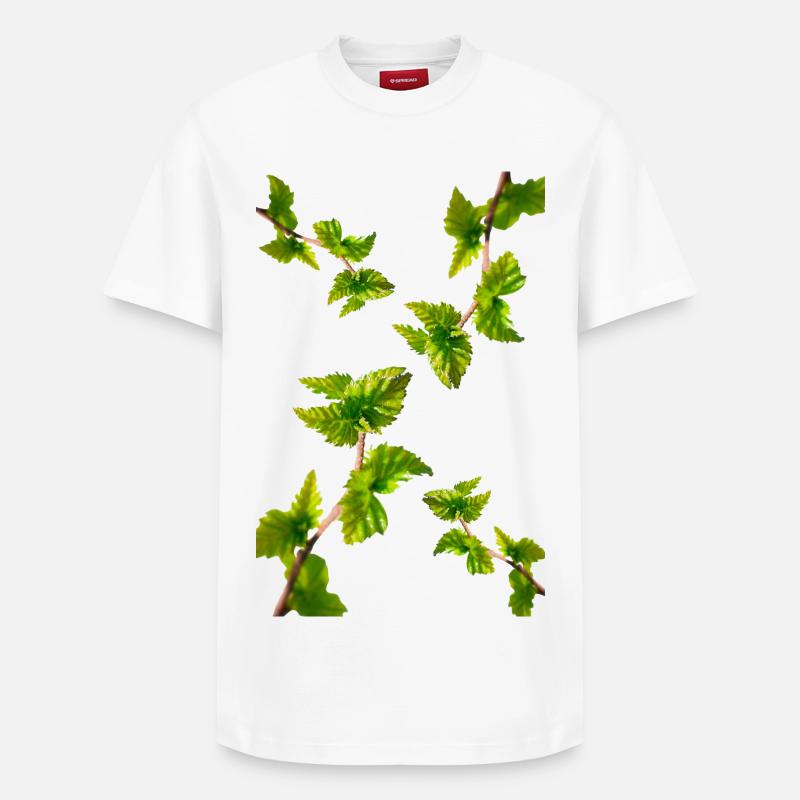BOULEAU - T-shirt unisexe décontracté en coton Supima – de SPREAD - blanc