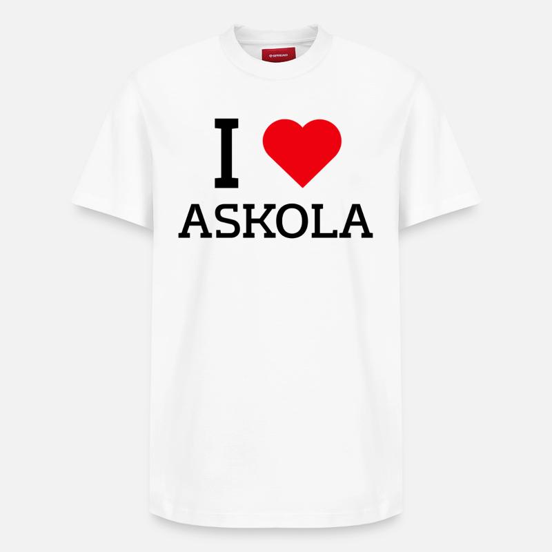 J’adore Askola - T-shirt unisexe décontracté en coton Supima – de SPREAD - blanc