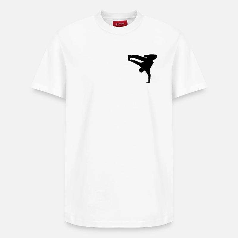 Capoeira dance - Relaxed Unisex Supima Cotton T-Shirt – von SPREAD - Weiß