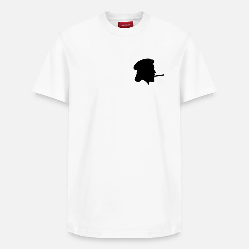 che - T-shirt unisexe décontracté en coton Supima – de SPREAD - blanc