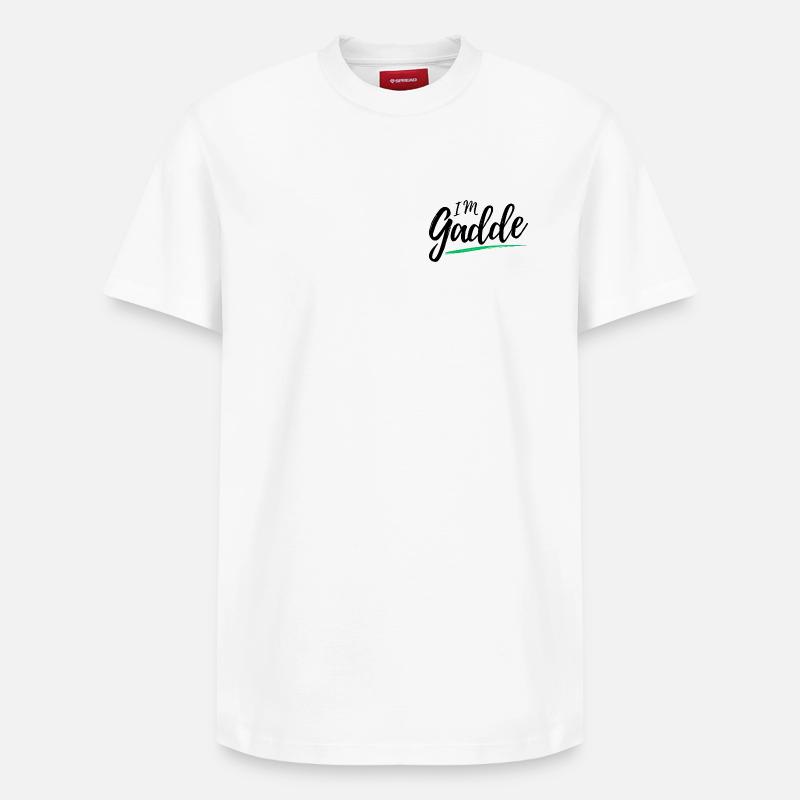 Im Gadde – Logo Sombre - T-shirt unisexe décontracté en coton Supima – de SPREAD - blanc