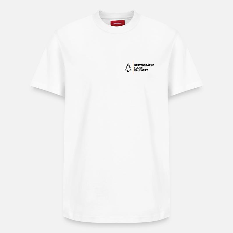 Race de cheval Thuringien - T-shirt unisexe décontracté en coton Supima – de SPREAD - blanc
