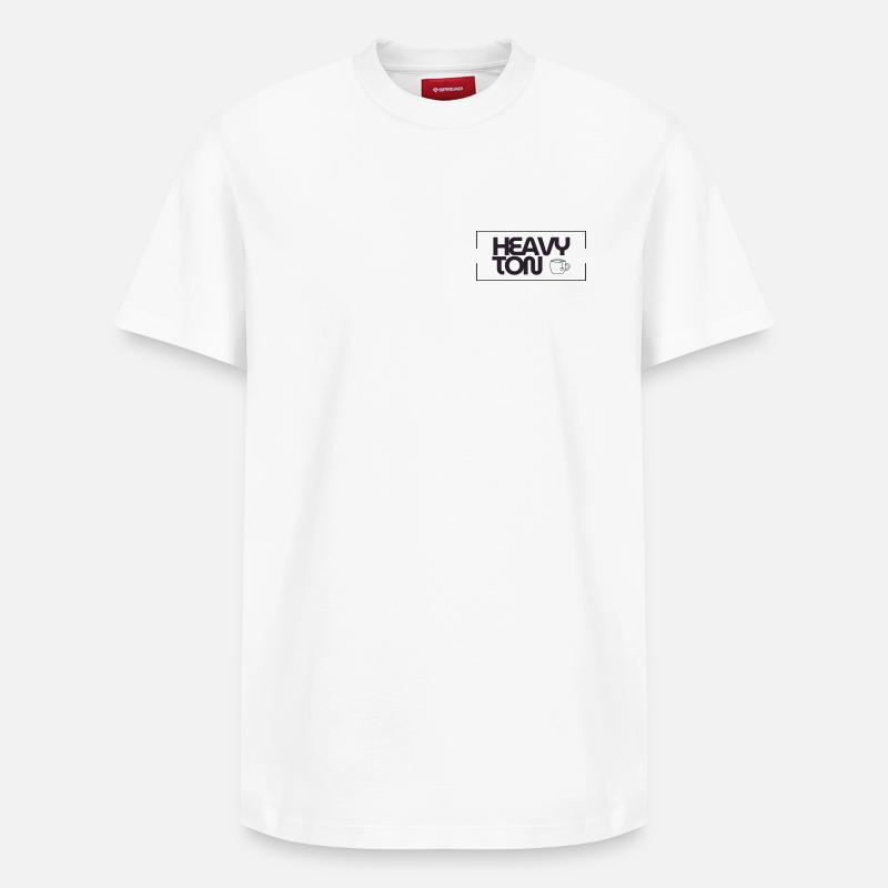 HeavyTon - Relaxed Unisex Supima Cotton T-Shirt – von SPREAD - Weiß