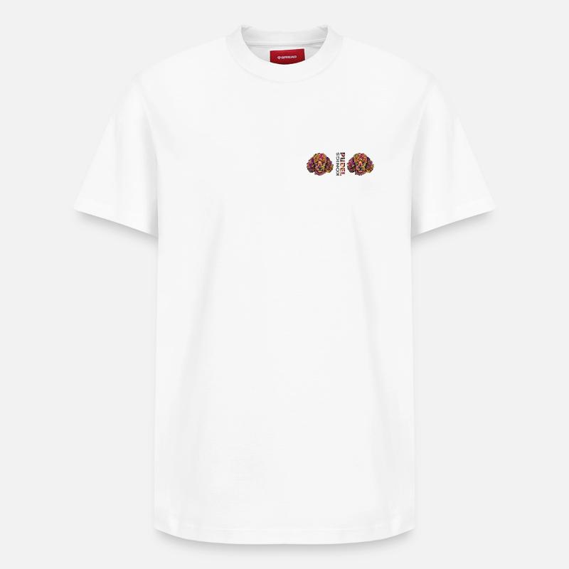 Caniche - T-shirt unisexe décontracté en coton Supima – de SPREAD - blanc