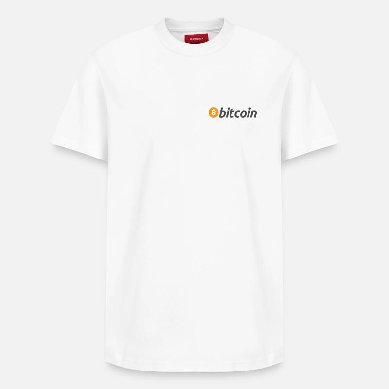 Le bitcoin - T-shirt unisexe décontracté en coton Supima – de SPREAD - blanc